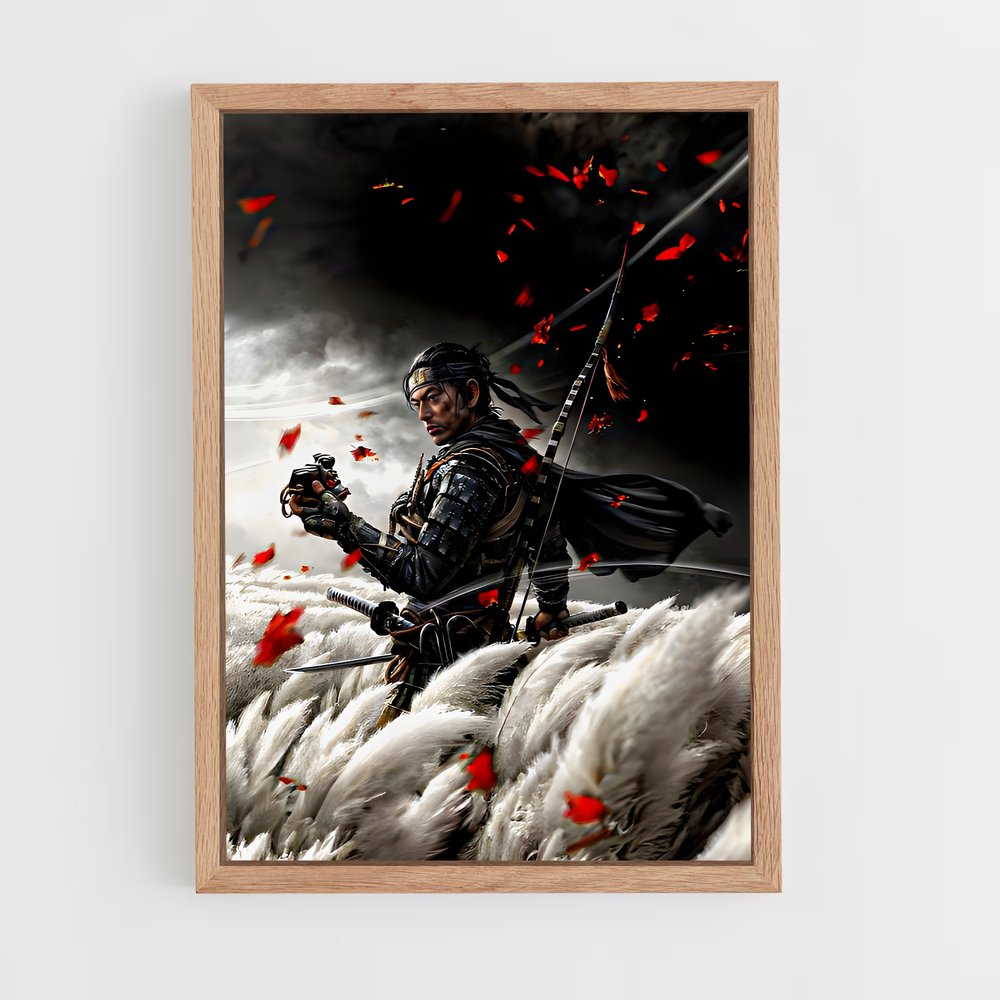 Poster Jin sakai katana – affiche Ghost of tsushima (vue 4)
